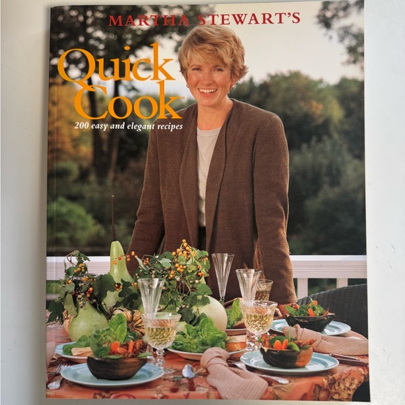 Martha Stewart Other - Martha Stewart vintage Quick Cook cookbook